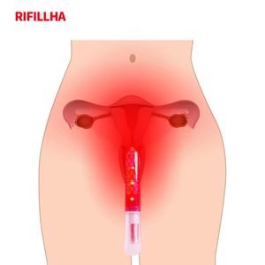 Masseur corporel à LED gynécologique pour le traitement de la vaginite avec contrôle de la minuterie et alimentation USB - Product Image 1