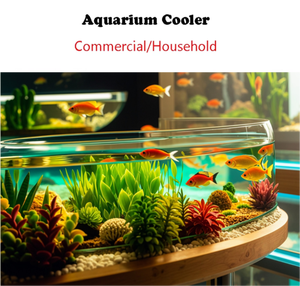 Refroidisseur d'<span class=keywords><strong>eau</strong></span> d'aquarium 1/10HP Machine de refroidissement silencieuse pour poissons tropicaux Corail <span class=keywords><strong>Méduse</strong></span> Crevette <span class=keywords><strong>Eau</strong></span> salée Réservoirs d'<span class=keywords><strong>eau</strong></span> <span class=keywords><strong>douce</strong></span> - Product Image 5