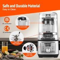 Food Mixer Touchscreen Blender 2l Grote Capaciteit Commerciële Smoothie Geluiddichte Blender High Speed Power Grinder Blender