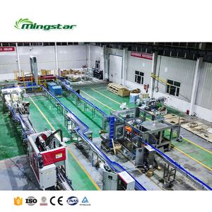 ماكينة ملء وتغطية وتعبئة وتعبئة وتغليف خط تعبئة زجاجات الحيوانات الأليفة ، خط إنتاج مياه الشرب - Product Image 1