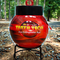 Boule Extinctrice Rechargeable de Classe A pour Drones - Qualité Commerciale/Industrielle 5kg Couverture 10m