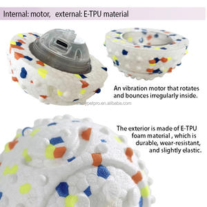 Akıllı ETPU patlamış mısır köpek oyuncak top sıçrama interaktif atlama oyuncak renkli başak agresif Chewers için dayanıklı Bite dayanıklı - Product Image 3