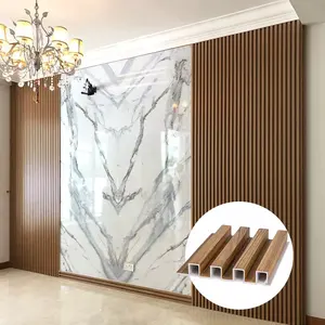 Holzkorn PVC WPC geriffelte Wand paneele für die Dekoration