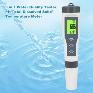 Analyseur de qualité de l'eau portable J&R OEM ODM, mesure du pH, du TDS et de la température - Product Image 2