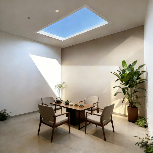 50W Led Smart Blue Sunlight Simulation Blue Sky LED Panel  Ceiling Light Intelligent for Natural Lighting and Indoor