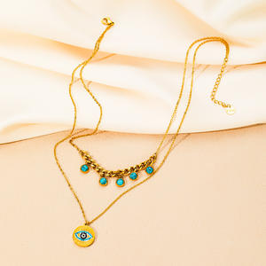 316L อันโอชะสร้อยคอสแตนเลสสำหรับผู้หญิงเครื่องประดับแนวพังก์แนวย้อนยุคสำหรับผู้หญิงของขวัญ - Product Image 4