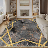 Non Slip TPR Backing Custom Printed Polyester Pet Friendly Thin Rug Machine Washable Low Pile Tufted Braided Absorbent Door Mat