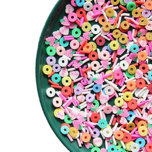CHENXI 500G Rebanadas de Arcilla Polimérica con Forma de Dulces y Galletas Navideñas, Simulación de Chispas Comestibles, Relleno para Slime, Arte de Uñas DIY - Product Image 1
