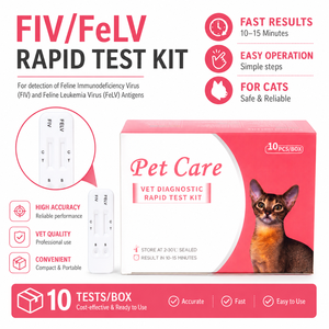 Kit de Prueba de Diagnóstico Rápido de Antígenos y Anticuerpos Combinados FIV/FeLV <span class=keywords><strong>para</strong></span> Gatos, Uso Clínico en Sangre, Suero y Plasma Felino - Product Image 2