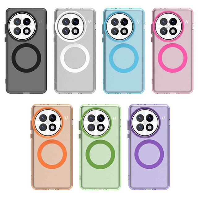 Magnetic Case for Oneplus 13 Frosted Matte Back Cover Hybrid TPU PC Mobile Phone Cases for Oneplus Nord CE4 Lite 5G