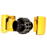 Accouplement de chaîne à rouleaux rigide universel en acier haute résistance SFS OEM pour la transmission des machines minières