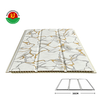 Panneau de plafond en PVC le plus vendu, panneaux de plafond en PVC marbré brillant moderne pour la décoration de plafond de salon, bureau, hôtel