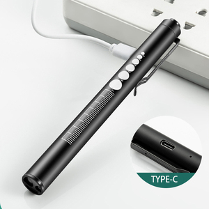 Đa Chức Năng Màu Vàng Trắng Kép Ánh Sáng Y Tá Đèn Pin USB Có Thể Sạc <span class=keywords><strong>L</strong></span>ại Học Tử Y Tế Đèn Pin Với Quy Mô - Product Image 2