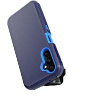 Étui antichoc 3 en 1 pour Samsung Galaxy S22 S23 Ultra S23 Plus Étui de protection contre les chutes avec clip de ceinture