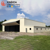 Structure en acier préfabriquée sur mesure pour hangar, fabrication de charpentes de bâtiment robustes en Q235