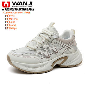 Nuevo Estilo Primavera 2025 <span class=keywords><strong>Zapatillas</strong></span> Deportivas Personalizadas de Cuero Cómodas de Horma Ancha para <span class=keywords><strong>Mujer</strong></span> - Product Image 4