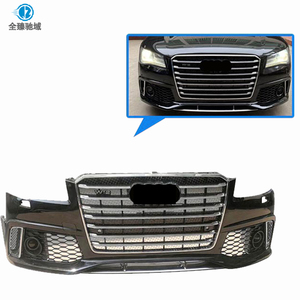 ชุดแต่ง <span class=keywords><strong>Audi</strong></span> <span class=keywords><strong>A8L</strong></span> ปี 2014-2018 อัพเกรดเป็น RS8 กันชนหน้า <span class=keywords><strong>W12</strong></span> ตะแกรงแบบตาข่าย D4/D5 พร้อมกรอบ ABS ตะแกรงกลาง  ลิ้นกันชนหลัง  ปลายท่อไอเสียแบบใหม่  ติดตั้งง่ายแบบ Bolt-On - Product Image 2