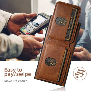 Envío gratuito de lujo de negocios Pu Flip <span class=keywords><strong>Funda</strong></span> de teléfono de cuero con ranura <span class=keywords><strong>para</strong></span> tarjeta titular <span class=keywords><strong>para</strong></span> <span class=keywords><strong>Samsung</strong></span> S25 S24 S23 <span class=keywords><strong>S22</strong></span> Plus <span class=keywords><strong>ultra</strong></span> - Product Image 2