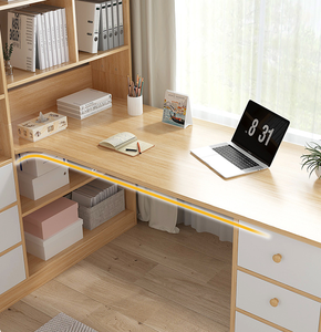 Meuble de bureau ou d'étude moderne Support de bureau assis Support de bureau Table de bibliothèque réglable - Product Image 5