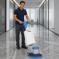 GR002 Nouvelle Polisseuse Monodisque Électrique Autotractée 17 Pouces Haute Vitesse pour Sols en Marbre