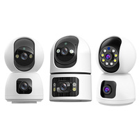 Caméra IP 4G HD 6MP 4K extérieure étanche avec vision nocturne, suivi mobile bidirectionnel PTZ et stockage cloud