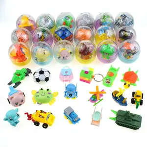 4,7*5,5 см Эллипс Пластиковые цветные шарики в форме капсул игрушки с разными маленькими игрушками, случайное смешивание для торговых автоматов