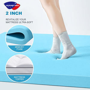 Almohadilla de aire de espuma ondulada de alta densidad de tamaño doble de lujo Memory King sin colchón de muelles para hotel o HOGAR DE 3 4 estrellas - Product Image 5