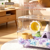 Cabane confortable pour hamsters nains |   Villa de luxe extra-large et spacieuse pour hamsters syriens