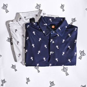 Hombre Dry Slim Fit Athletic Golf para Polo Camisetas Tallas grandes de alta calidad con logotipo personalizado de gran tamaño impreso digitalmente - Product Image 4
