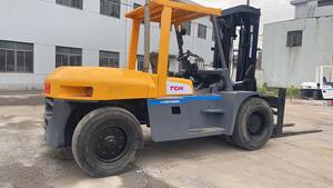 Chariot élévateur diesel d'occasion TCM 10 tonnes, prix compétitif, origine Japon, mât à deux étages, à vendre - Product Image 5