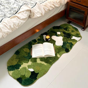 Tapis de salon en <span class=keywords><strong>mousse</strong></span> de forêt lavable en polyester en gros, tapis de camping, tatami, doux, épais, en velours, antidérapant, sûr pour bébé, pour la maison - Product Image 2