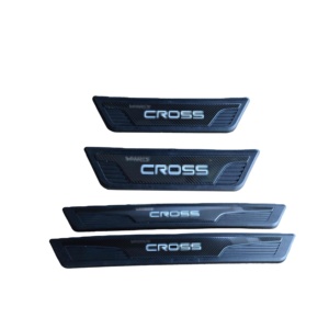 WZXD - Protectores de Umbral de Puerta con LED de Carbono para Yaris Cross 2023 2024 - Product Image 1