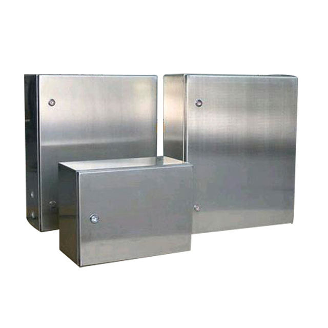 Custom IP66 Waterproof Windproof Stainless Steel Electrical Enclosure Junction Box for Outdoor Use with Square Design