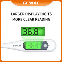 Termometer Digital Tiga Warna dengan Lampu Latar untuk Penggunaan di Ketiak, Medis, Rumah Tangga, Bayi, Dewasa, Tenaga Listrik, untuk Pabrik T19D