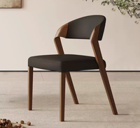 Chaise de salle à manger moderne de qualité supérieure en bois massif avec coussin en tissu et éponge pour hôtels, écoles, cafés, cantines