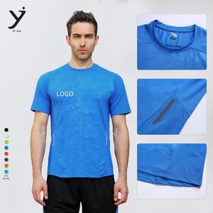 Fitness Sports outfit maratón manga corta traje para correr secado rápido fitness casual Sports running ropa - Product Image 2