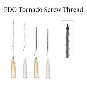 Melhores Vendas no Atacado de Fios Absorvíveis Seguros PCL PLLA PDO Tornado com Agulha Espiral Afiada para Levantamento e Preenchimento de Peito e Glúteos - Product Image 2