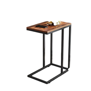 Table d'appoint traditionnelle en bois massif, meuble de salon, table d'appoint en bois durable pour le coin du canapé, table décorative - Product Image 2