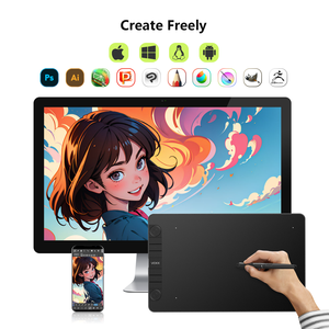 Düşük Maliyetli Taşınabilir Büyük VEIKK 10*6 Aktif Alanlı VK1060Pro Dijital Grafik Kalemi Çizim Tableti Çocuklar Yeni Başlayanlar Profesyoneller İçin - Product Image 3