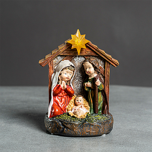 Figura de Resina del Arcángel Miguel, Pequeña Figura Abstracta de Ángel Católico, Estatua Religiosa Personalizada - Product Image 2