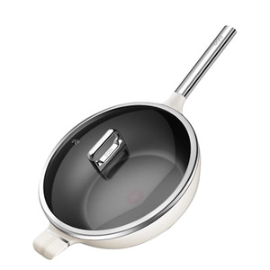 OOU Non-Stick Frying <b>Pan</b> 32Cm With Lid For <b>Induction</b> Gas Stoves - Product Image 1