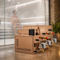 Fournisseur direct d'usine HUAXI, sauna à vapeur humide moderne en acier inoxydable avec panneau de commande informatisé, qualité garantie