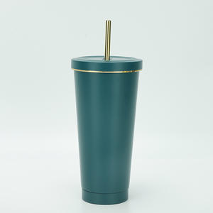 Gobelet à café et à eau en acier inoxydable à double paroi isolé sous vide, couleur bonbon, portable, vente en gros - Product Image 1