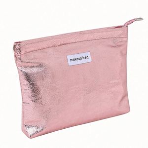 Factory Direct New Fashion Zipper Flash Simple Portable <b>for</b> <b>Storage</b> Large Capacity Hand-held <b>Makeup</b> Bag - Product Image 6