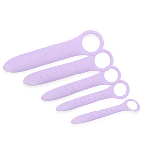 Juego de Dilatadores Vaginales de Silicona de Grado Médico, Impermeables, 5 Piezas, Tamaños Graduados, para Uso Corporal Femenino - Product Image 1