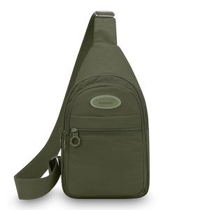 Fashionable Chest <b>Bag</b> For Women Multi Pockets Water Resistant Lightweight Casual Travel Crossbody Single Shoulder <b>Bag</b> - Product Image 5