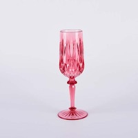 En gros pression potable nouvelle couleur en plastique coloré poudre rouge verre à vin rose gobelets