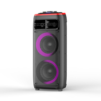 Altavoz Bluetooth de 100W RMS con caja colorida, certificación CE RoHS, bajo MOQ, molde privado, OEM ODM, logotipo personalizado, proveedor mayorista de pruebas.
