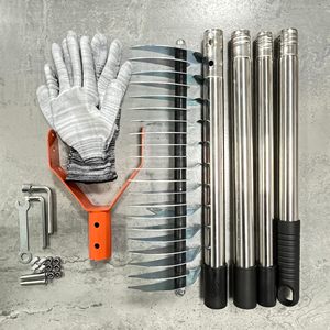 <span class=keywords><strong>Rastrello</strong></span> da Giardino Zincato con Rivestimento per Aerazione di Erba e Muschio, <span class=keywords><strong>Rastrello</strong></span> Versatile - Product Image 6