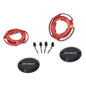 Paire de caches latéraux moteur pour Yamaha T-MAX 530 (Rouge) - Product Image 1